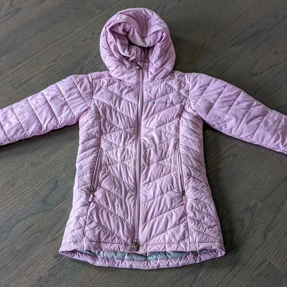 Columbia Girls Heavenly Long Insulated Jacket, Size S (6/6X) - Picture 5 of 9